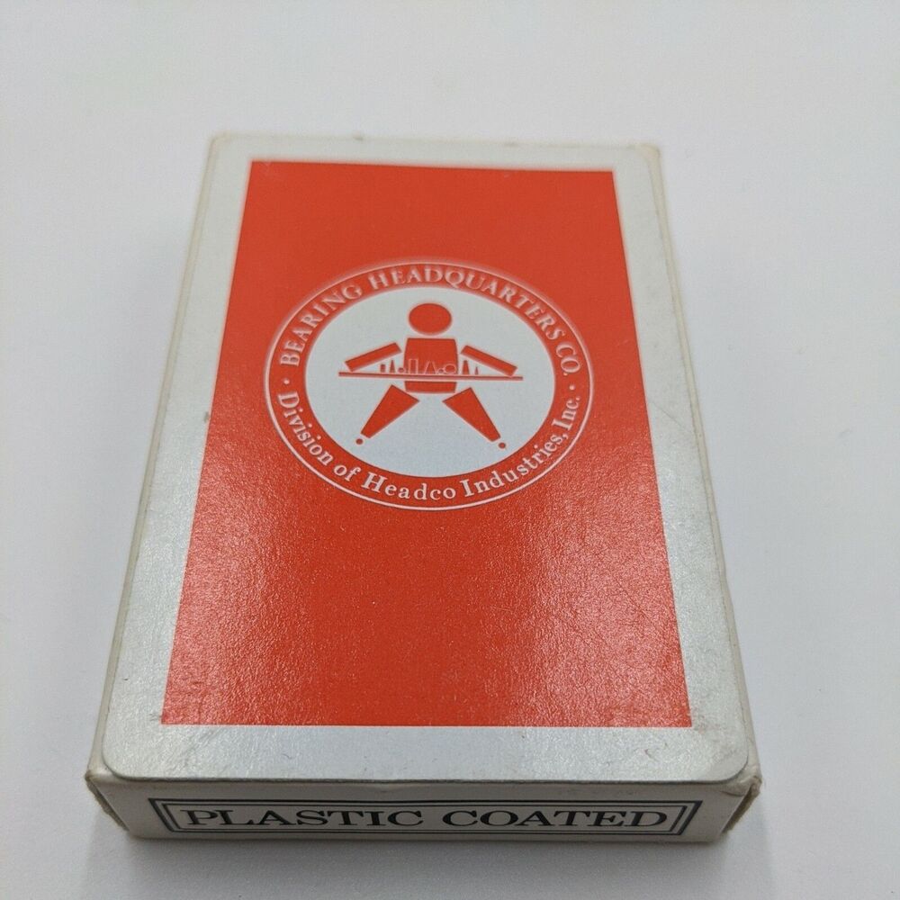Playing Card Deck, Bearing Headquarters Co., Ray M. Ring Co., Headco Ind.,Sealed